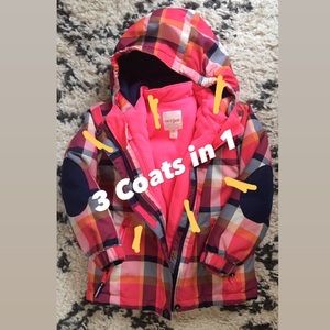3 Coats in 1! Size 4T